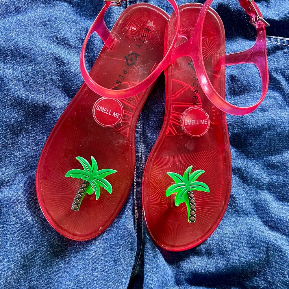 Katy Perry The Geli Palm Tree Sandals